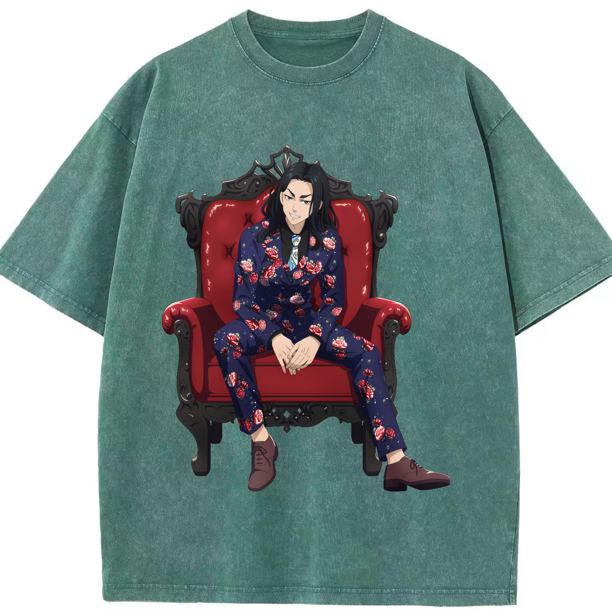 （画像用） 東京リベンジャーズ Tokyo Revengers 綿100% ヴィンテージ風 半袖Tシャツ（フロントプリント）